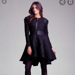 ISO bebe Baroque fit flare coat S M